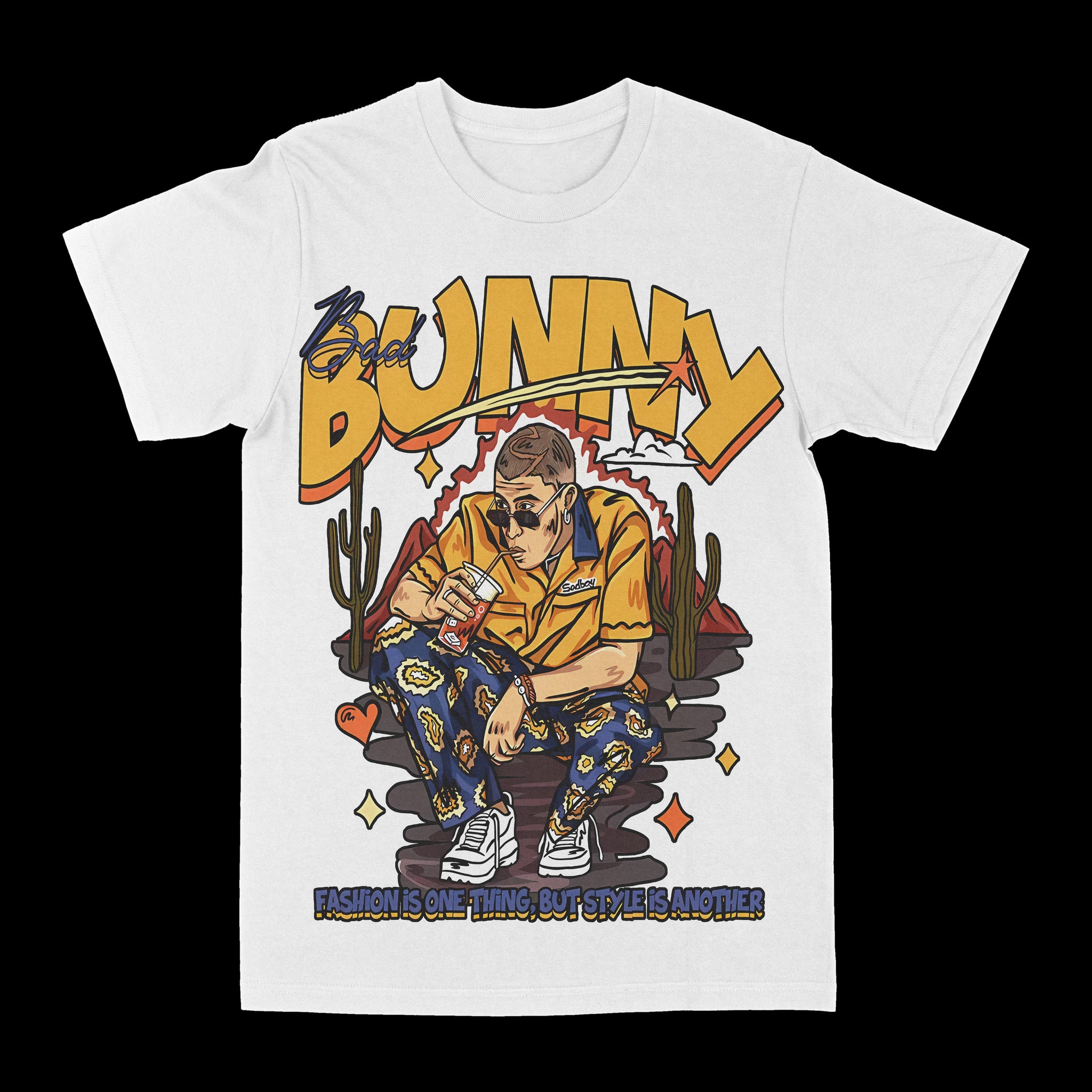 Bad Bunny "Style" Graphic Tee