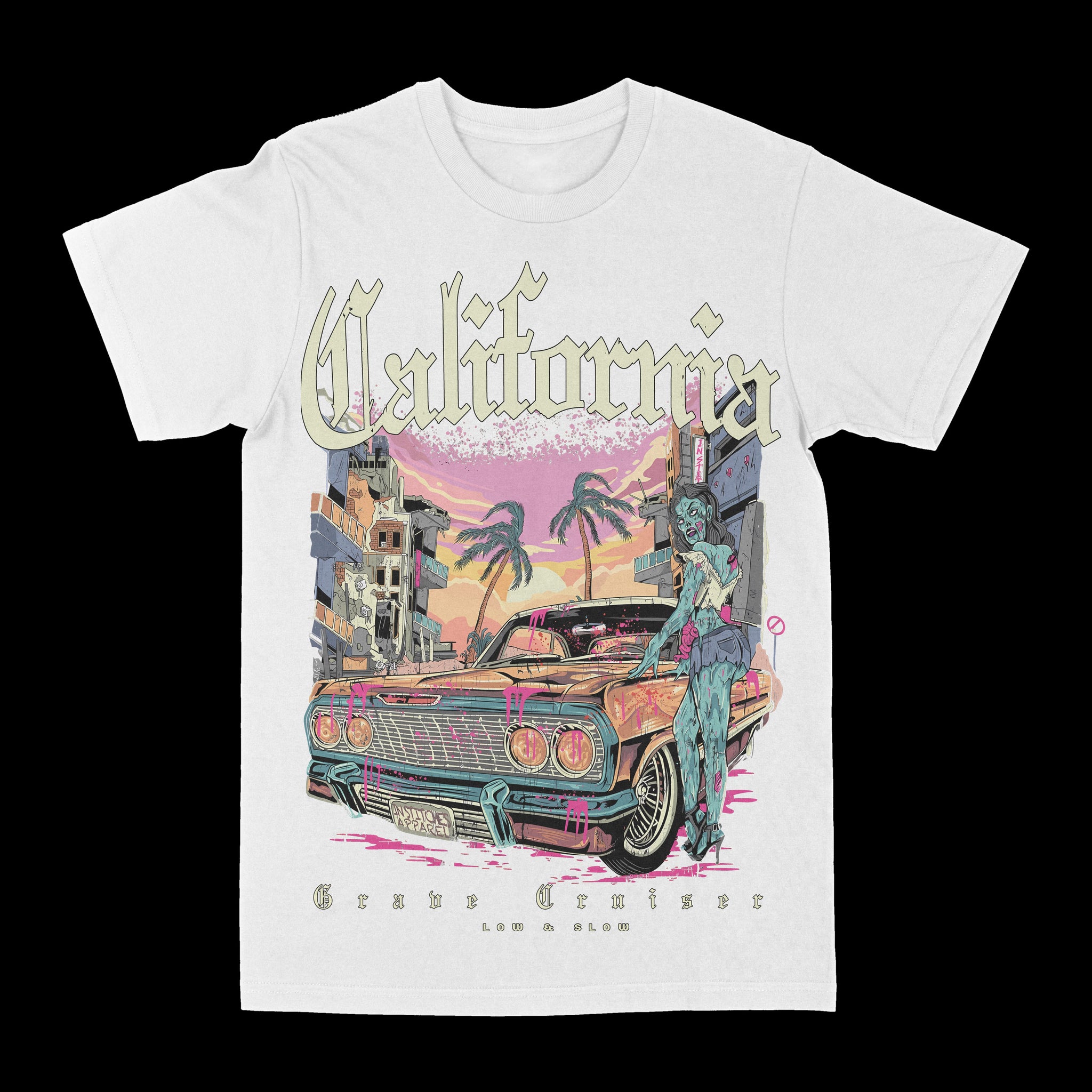 Low Rider Zombie "California" Graphic Tee