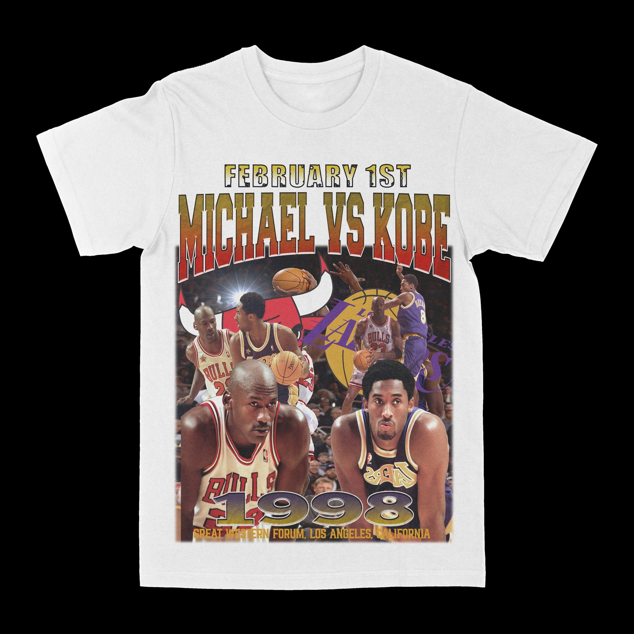 Mike Vs Kobe Graphic Tee