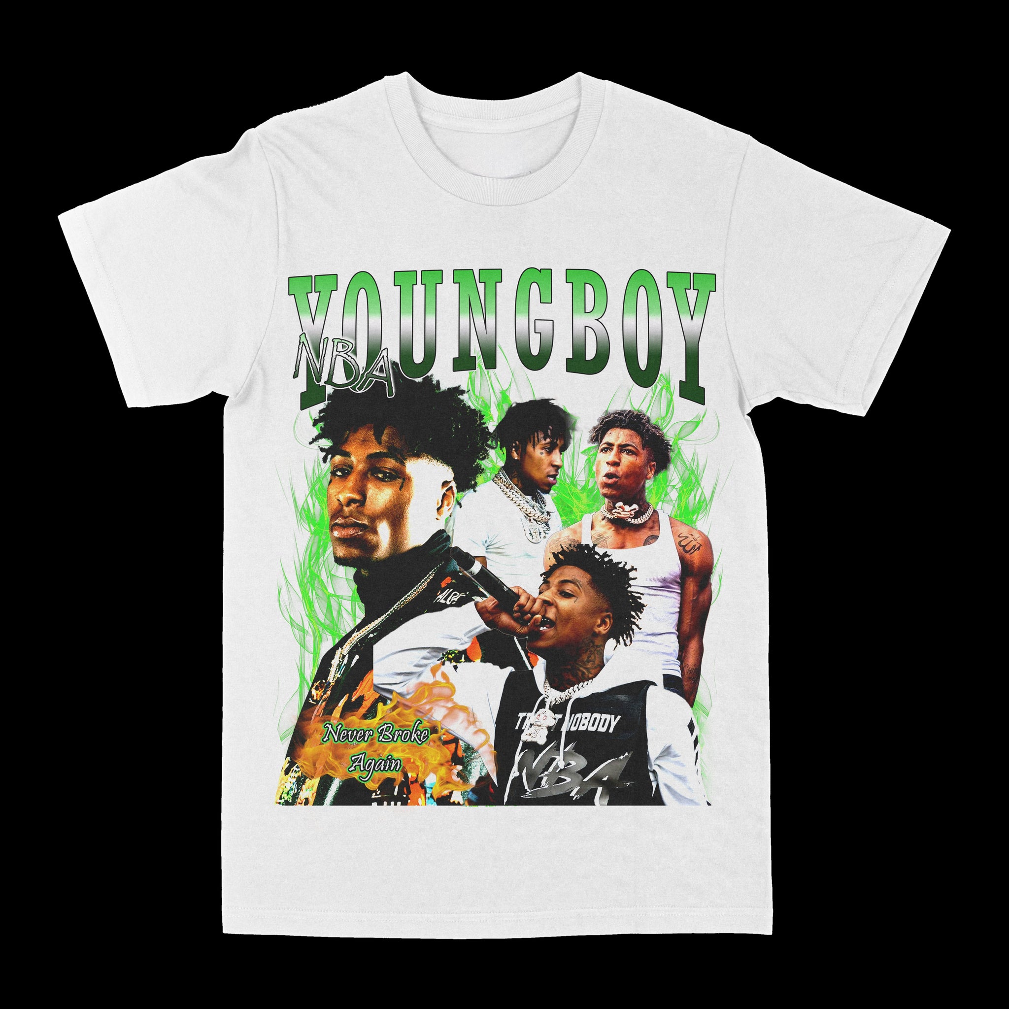 NBA Youngboy Green Graphic Tee