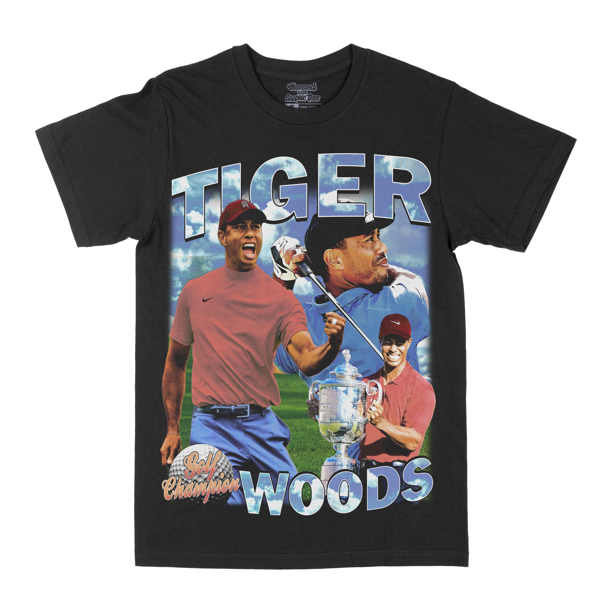 Tiger Woods Golf Champion Graphic Tee
